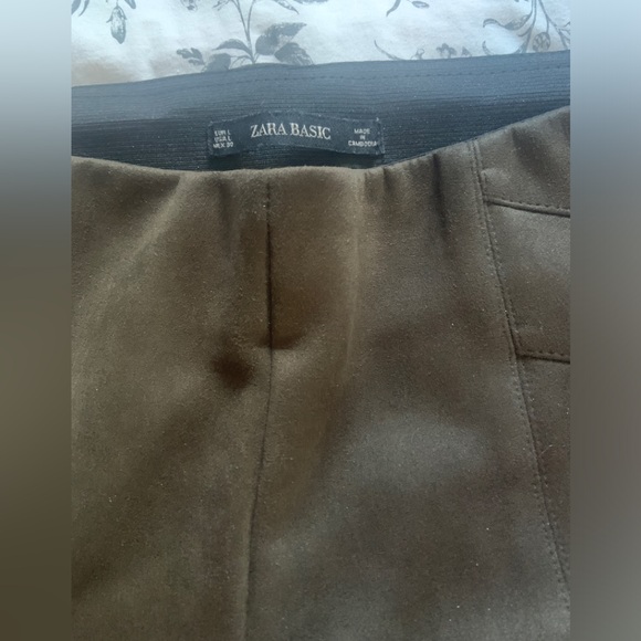 Great zara suede finish slim pants - Picture 3 of 6